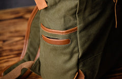Canvas Mens Cool Backpack Bag Sling Bag Large Travel Bag Hiking Bag for Men
