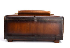 Cool Leather Mens Briefcase Messenger Bag Shoulder Bag Satchel Backpack for men - iwalletsmen