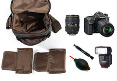 Mens Small Canvas Camera Messenger Bag Side Bag Camera Shoulder Bag for Men - iwalletsmen