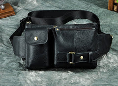 Vintage Leather Mens Fanny Pack Waist Pack Hip Pack Belt Bag for Men - iwalletsmen