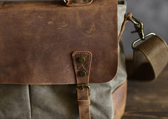 Canvas Mens Cool Messenger Bag iPad Bag Chest Bag Bike Bag Cycling Bag for men