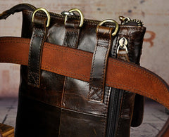 Vintage Mens Leather Side Bag Belt Pouch Holster Belt Case Waist Pouch for Men - iwalletsmen