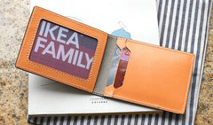 Cool Leather Mens Camouflage License Wallet Front Pocket Wallet Slim Card Wallet for Men - iwalletsmen