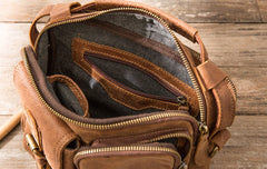 Cool Leather Small Mens Messenger Bags Small Shoulder Bags  for Men - iwalletsmen