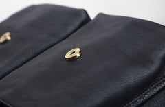Handmade Leather Mens Cool Shoulder Bag Messenger Bag Chest Bag Bike Bag Cycling Bag for men