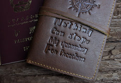 Handmade Leather Mens Cool billfold Wallet Passport Card Holder Small Card Slim Wallets for Men
