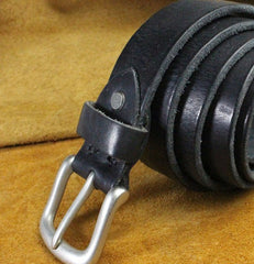 Genuine Leather Mens Leather Men Brown Black Belt for Men Cool Leather Belt