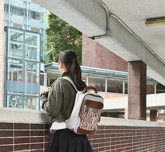 Vintage Canvas Gray Mens Backpack Canvas Travel Bag Canvas School Bag for Men - iwalletsmen