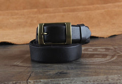 Genuine Leather Punk Rock Biker Trucker Mens Belt Men Black Coffee Belt for Men
