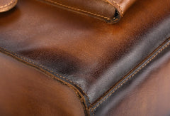 Cool Leather Mens Briefcase Messenger Bag Shoulder Bag Satchel Backpack for men - iwalletsmen