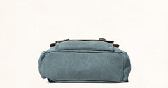 Cool Gray Canvas Travel Backpack Mens Canvas Backpack Canvas School Bag for Men - iwalletsmen