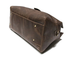 Cool Leather Mens Weekender Bag Travel Bags Shoulder Bags for men - iwalletsmen