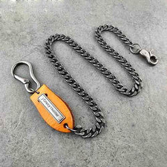 28'' Metal PUNK CHAIN BIKER SILVER WALLET CHAIN Metal LONG PANTS CHAIN SILVER Jeans Chain Jean Chain FOR MEN - iwalletsmen