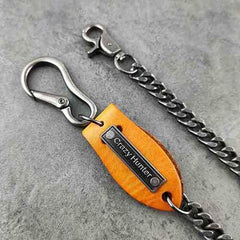 28'' Metal PUNK CHAIN BIKER SILVER WALLET CHAIN Metal LONG PANTS CHAIN SILVER Jeans Chain Jean Chain FOR MEN - iwalletsmen