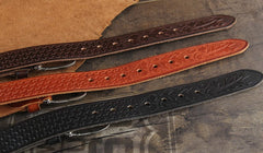 Genuine Leather Punk Rock Biker Tooled Floral Trucker Mens Belt Men Black Coffee Belt for Men