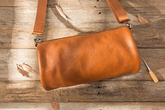 Cool Leather Mens Barrel Shoulder Bags Messenger Bags for Men - iwalletsmen