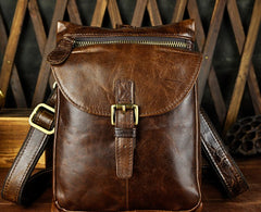 Cool Mens Leather Side Bag Belt Pouch Holster Belt Case Pack Waist Pouch for Men - iwalletsmen
