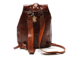 Handmade Leather Mens Backpacks Travel Backpacks Laptop Backpack for men - iwalletsmen