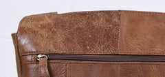 Vintage Brown Cool Leather Mens Messenger Bag Shoulder Bags for Men - iwalletsmen