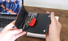 Leather Mens Key Wallet Car Keys Holder Cool Car Keys Case for Men - iwalletsmen