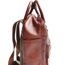 Cool Leather Mens Backpacks Travel Backpack Laptop Backpacks for men - iwalletsmen