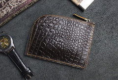 Handmade Leather Floral Mens Front Pocket Wallet Cool Slim Leather Wallet Men billfold Wallets Bifold for Men