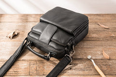 Cool Leather Mens Small Shoulder Bags Messengers Bag for Men - iwalletsmen