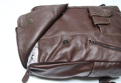 Leather Mens Backpacks Cool Travel Backpacks Laptop Backpack for men - iwalletsmen