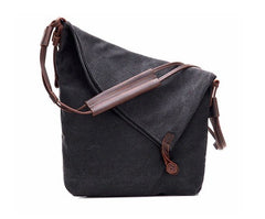 Mens Canvas Rustic Courier Bag Side Bag Messenger Bag Camera Shoulder Bag for Men - iwalletsmen