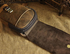Vintage Leather Belt Pouches for Men Waist Bags BELT BAG For Men - iwalletsmen