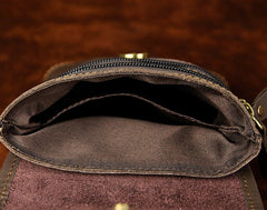 Mens Leather Small Belt Pouch Side Bag Waist Pouch Holster Belt Cases for Men - iwalletsmen