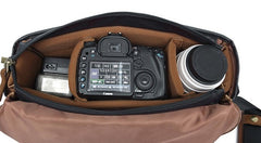Mens Canvas Camera Messenger Bags Side Bag Courier Bag Camera Shoulder Bag for Men - iwalletsmen
