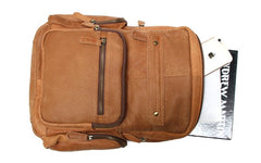 Cool Brown Mens Leather Backpack Travel Backpacks School Backpacks for men - iwalletsmen