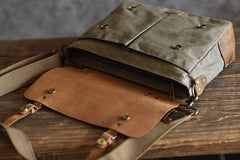 Canvas Mens Cool Messenger Bag iPad Bag Chest Bag Bike Bag Cycling Bag for men