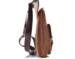 Cool Biker Leather Drop Leg Bag Mens Belt Pouch Waist Bag Shoulder Bag for Men - iwalletsmen