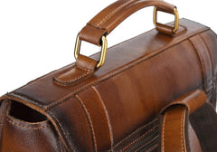 Cool Leather Mens Briefcase Messenger Bag Shoulder Bag Satchel Backpack for men - iwalletsmen