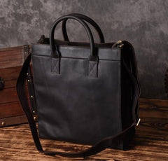 Genuine Leather Mens Cool Messenger Bag Handbag Briefcase Work Bag Business Bag for men