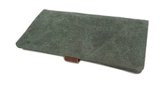 Mens Canvas Long Wallets for men Bifold Cool Men Long Wallet - iwalletsmen