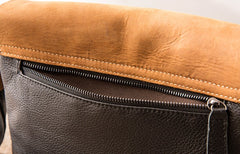 Handmade Cool Leather Mens Small Messengers Bag Shoulder Bags for Men - iwalletsmen