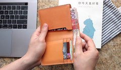 Cool Leather Mens Camouflage Small Wallet Front Pocket Wallet Slim Wallet for Men - iwalletsmen