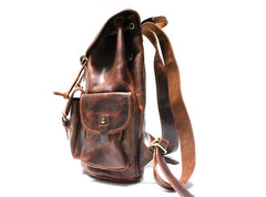Cool Mens Leather Backpacks Travel Backpacks Laptop Backpacks for Men - iwalletsmen