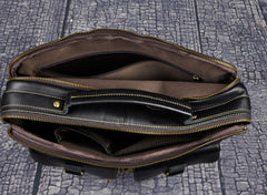 Vintage Leather Mens Briefcases Laptop Bags Business Bag Work Bag for Men - iwalletsmen