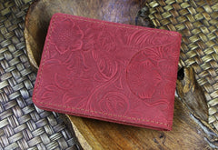 Leather ID Card Wallet Womens ID Card Holder Wallet leather id wallet Mens Leather Wallet For ID Cards