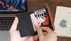 Leather Mens Key Wallet Car Keys Holder Cool Car Keys Case for Men - iwalletsmen