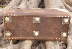 Leather Mens Doctor Bag Weekender Bags Travel Bag Duffle Bag for Men - iwalletsmen