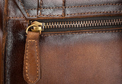 Cool Leather Mens Briefcase Messenger Bag Shoulder Bag Satchel Backpack for men - iwalletsmen