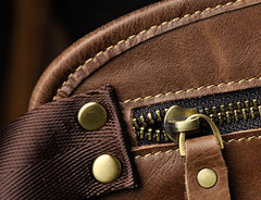 Biker Mens Leather Drop Leg Bag Waist Bag Side Bag Belt Pouch Pack for Men - iwalletsmen