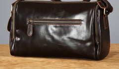Genuine Leather Mens Cool Shoulder Bag Messenger Bag Chest Bag Bike Bag Cycling Bag for men