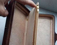 Handmade Leather Mens Box Wallet Wristlet Clutch Wallet Cigarette Box for Men - iwalletsmen
