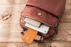 Cool Leather Mens Small Shoulder Bags Messengers Bag for Men - iwalletsmen